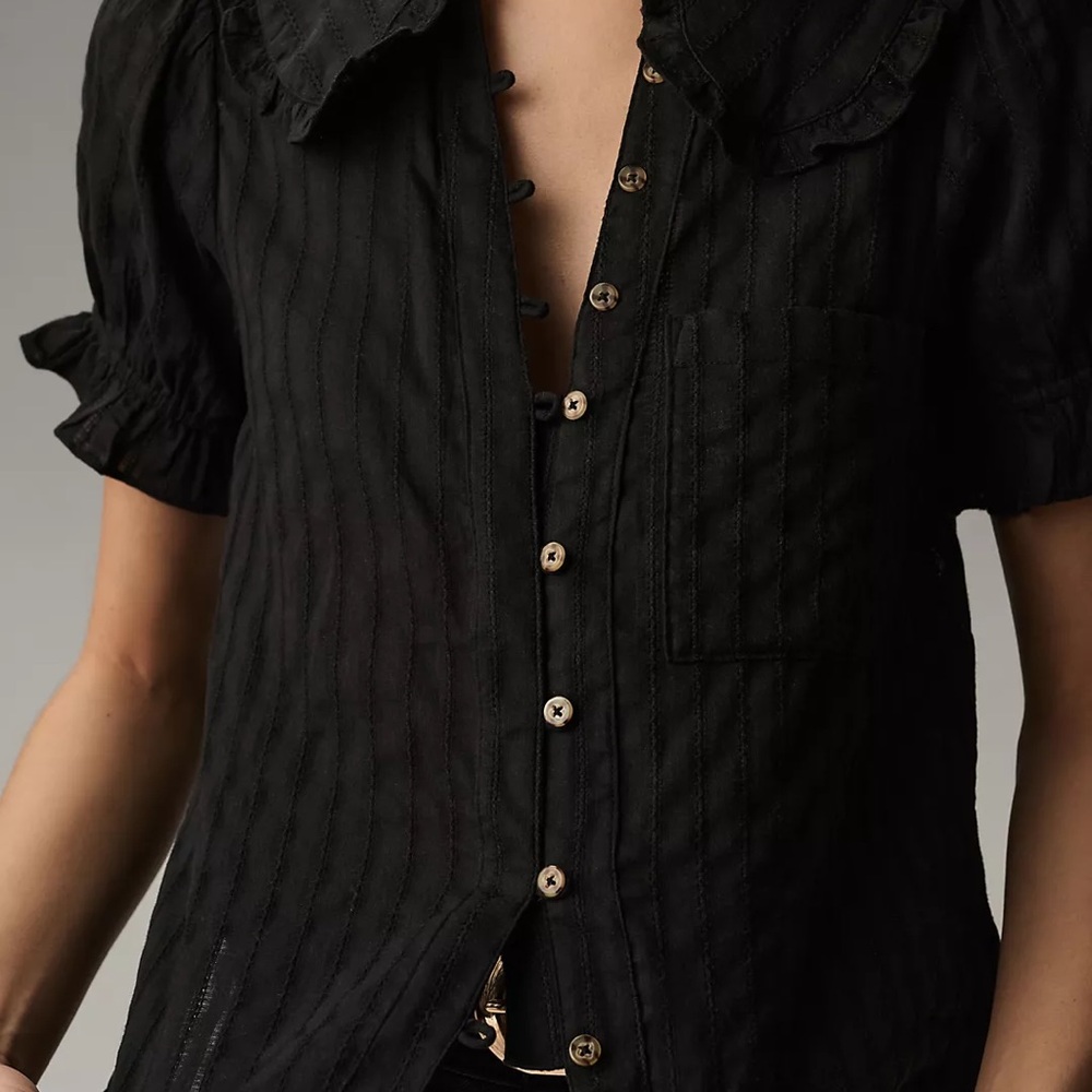 Pilcro The Keira Blouse Black Large